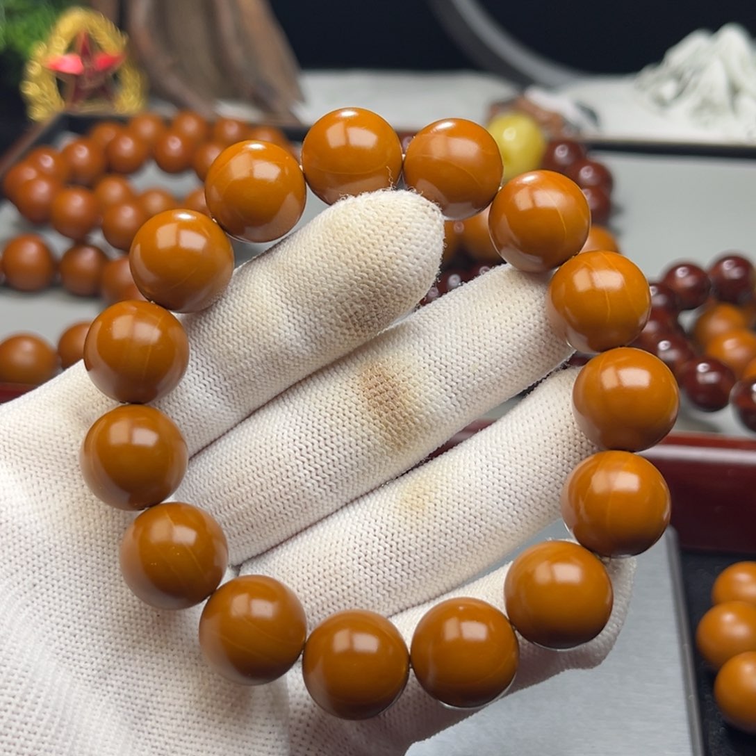 橄榄核手串?****1.5+树王精品铁核 小孔