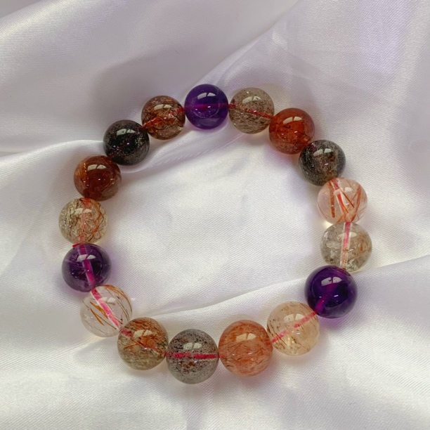 CQ07天然黑金超七单圈手链亮闪男女同款多样性发一