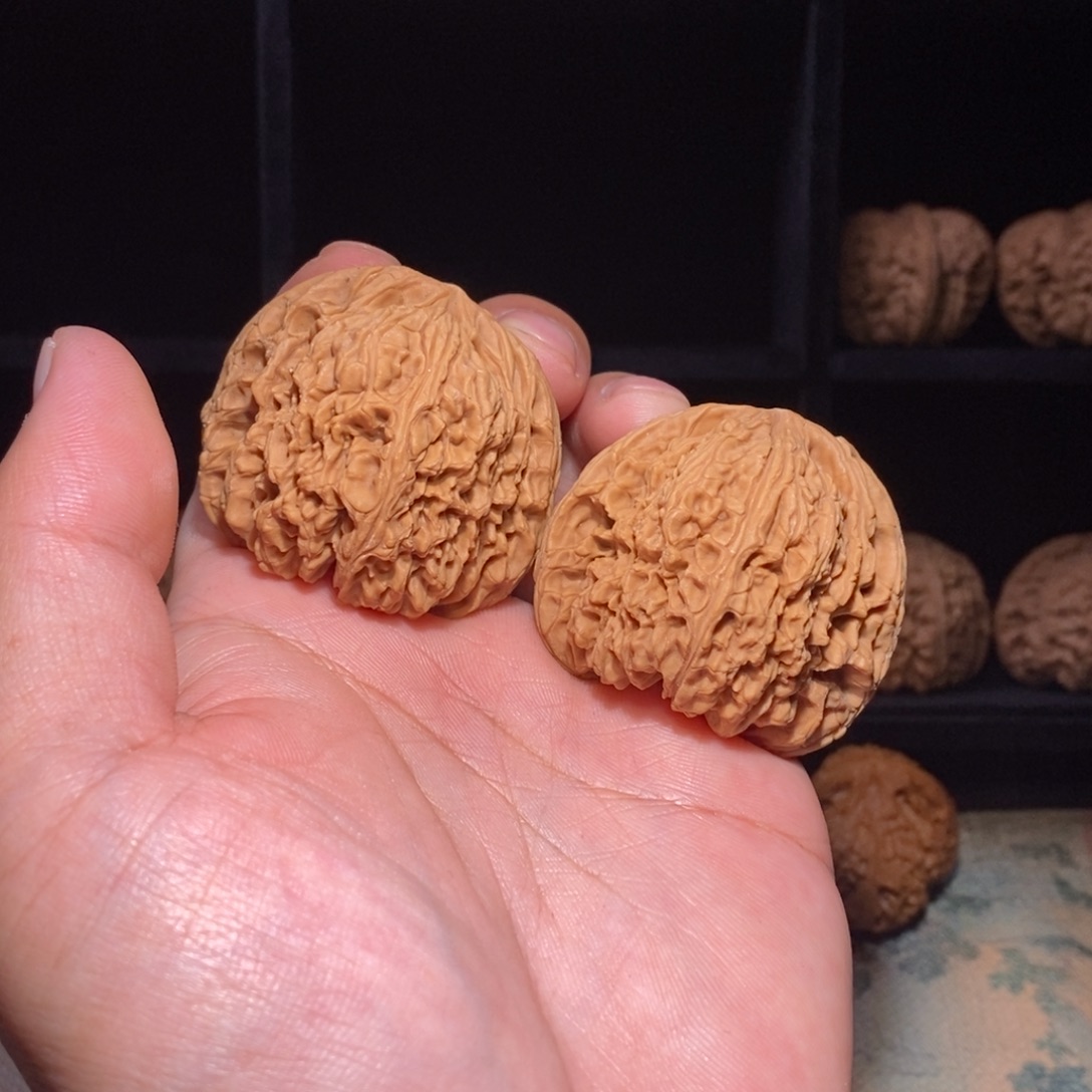 文玩核桃把件全品46南疆石