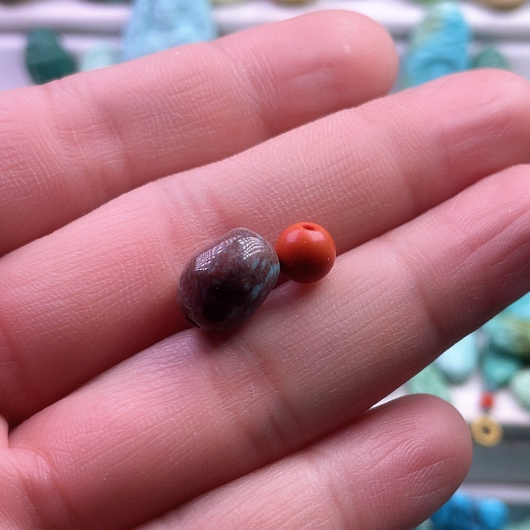 南红玛瑙颈饰未镶嵌