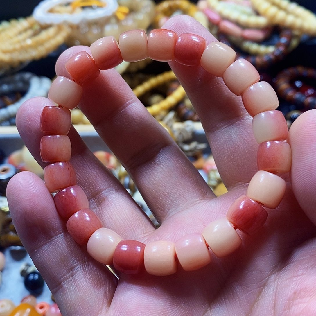 驼骨摆件1.0直切手串