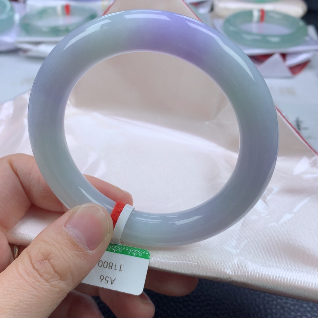 翡翠手镯未镶嵌56加