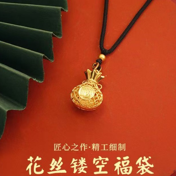 锌合金吊坠 福袋吊坠高档不掉色国潮气质吊坠送女友礼物