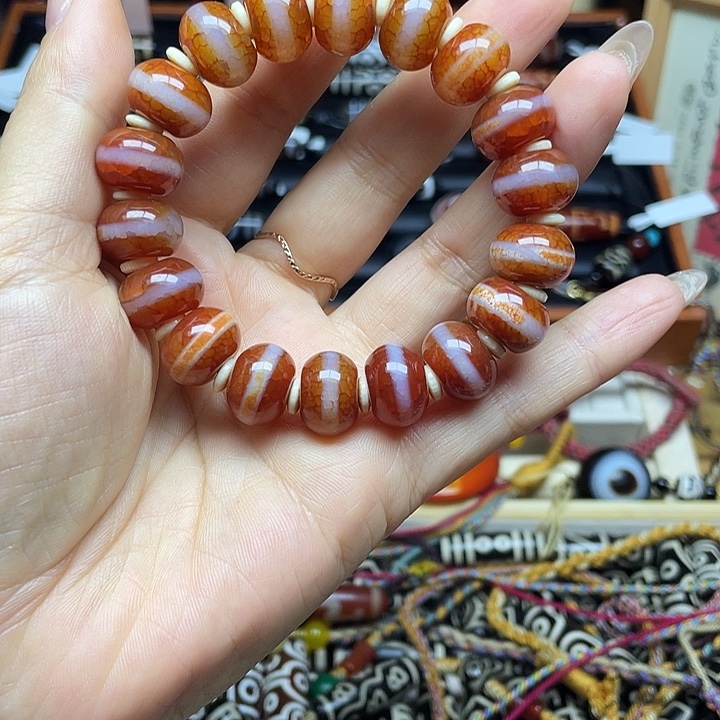 玛瑙/玉髓合金颈饰