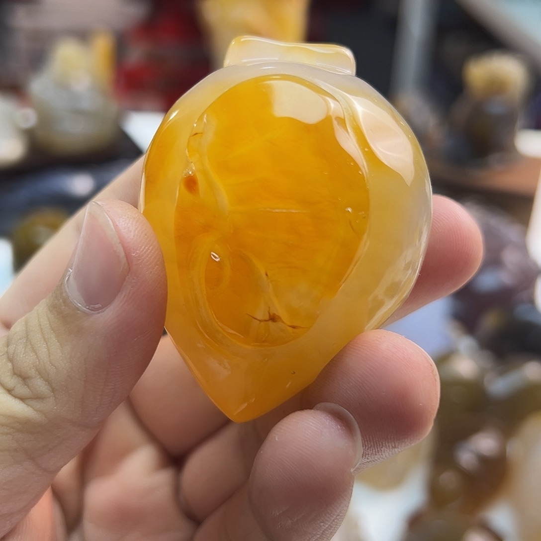 玛瑙/玉髓未镶嵌吊坠(不含链)