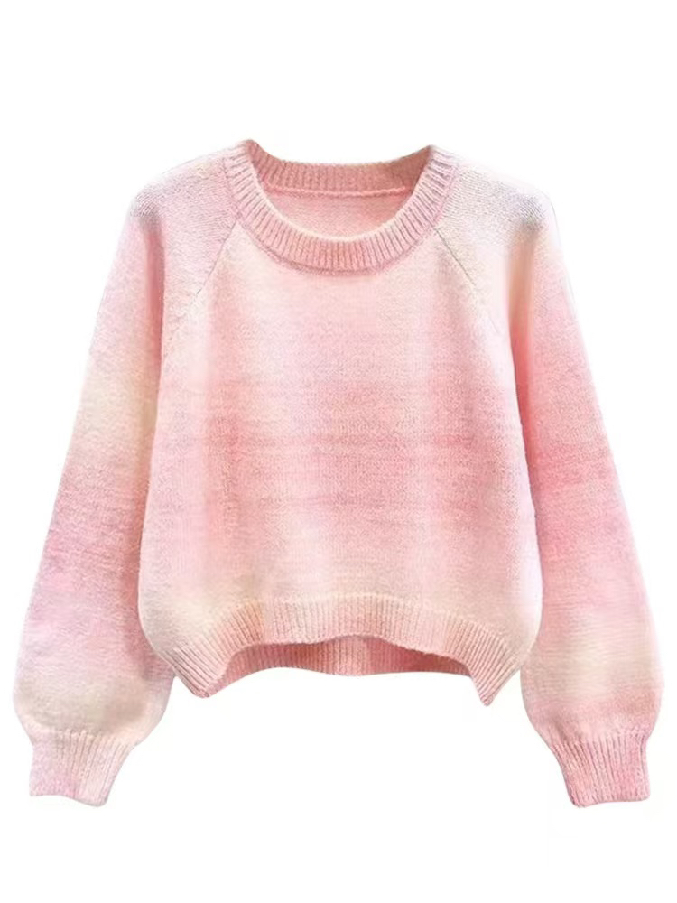 短款洋气针织毛衣百搭