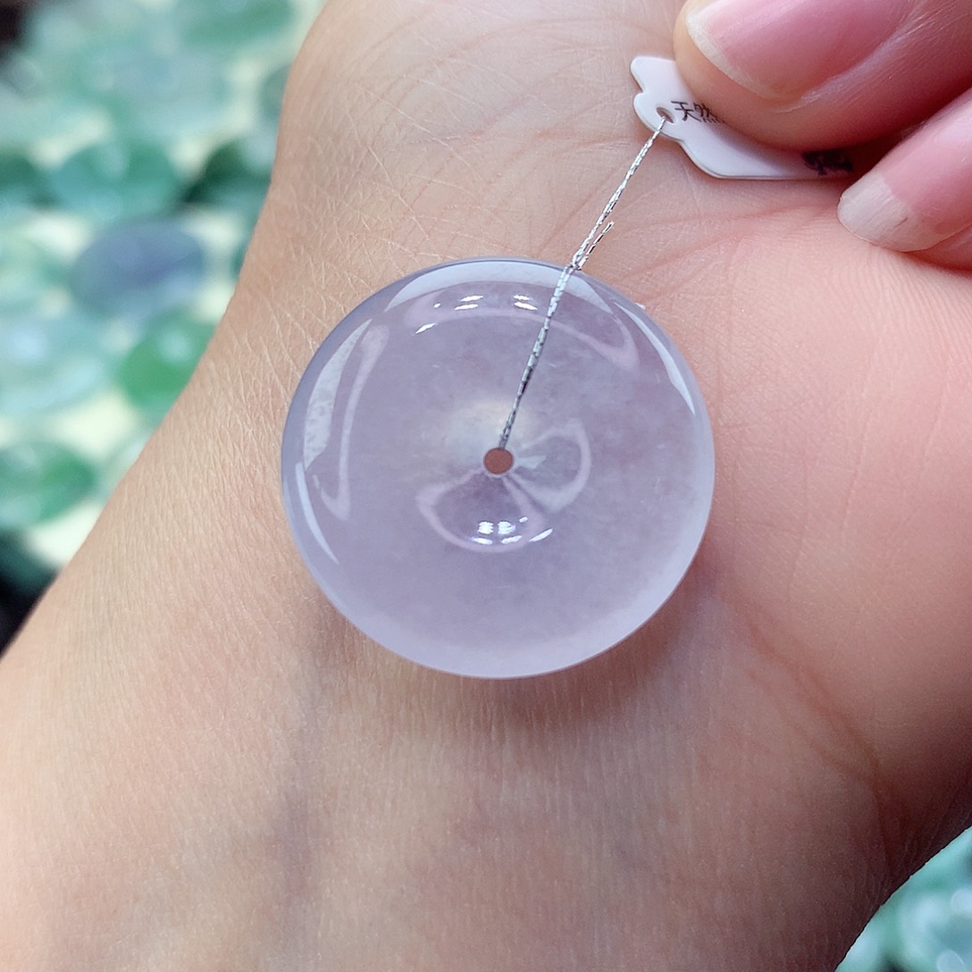 翡翠颈饰未镶嵌编号6尺寸22.6-5.0