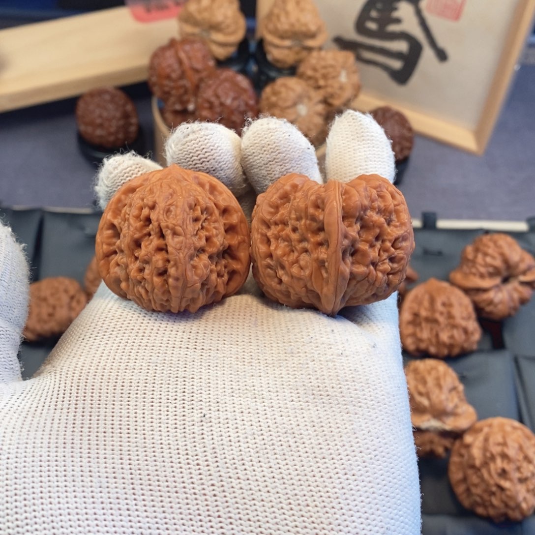 把件文玩核桃福利款38尺平谷凹底