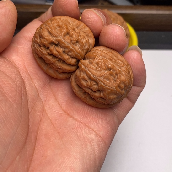 手串/手链核桃元宝狮子头37➕一点黄差尺