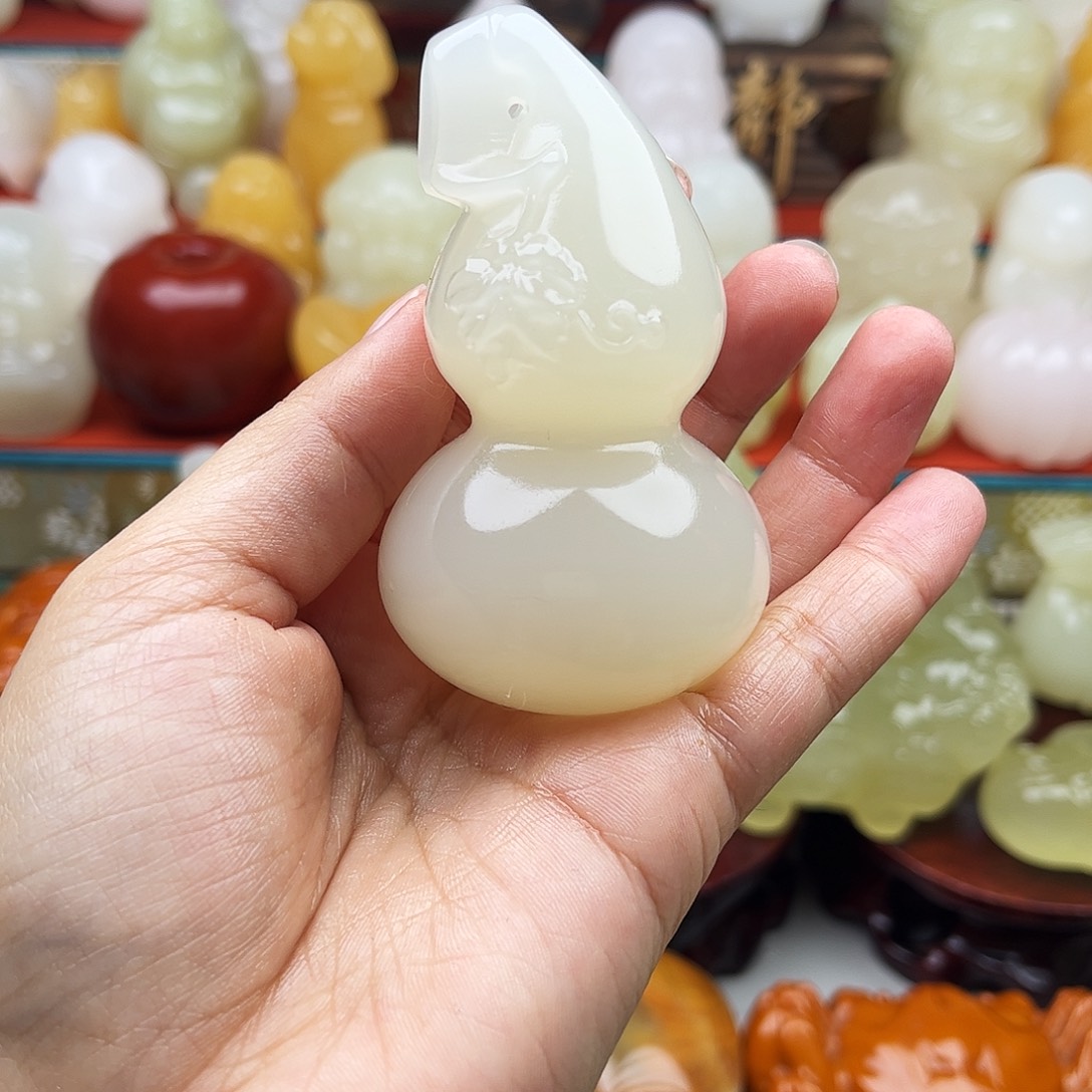 乾***地石材葫芦手把材料