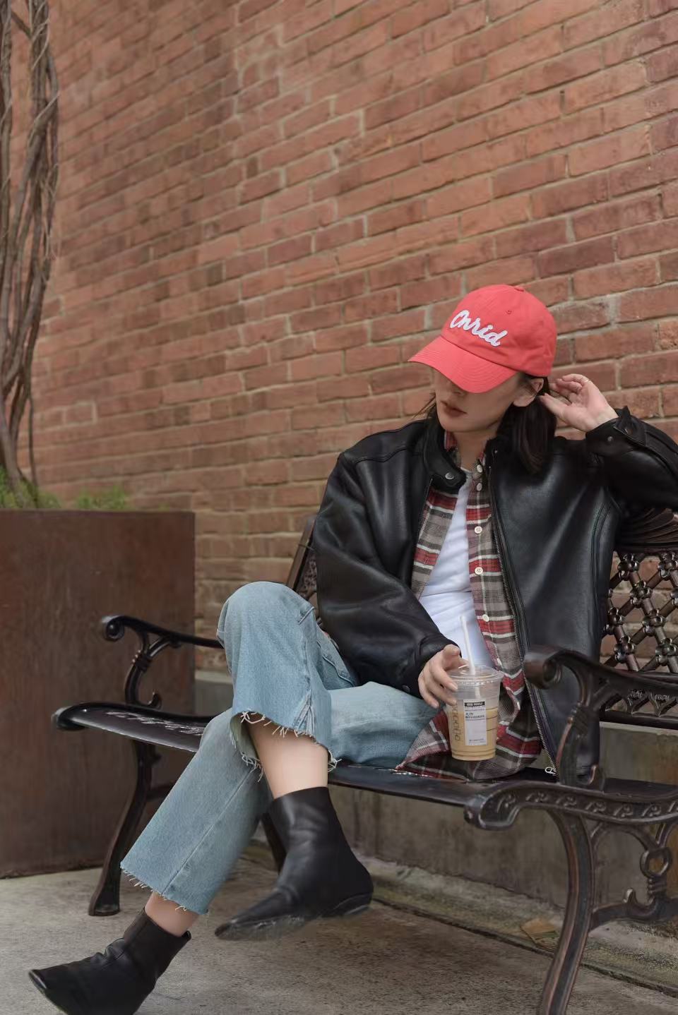 【秀秀新品】羊羔毛皮毛一体加厚保暖抗风机车外套时尚