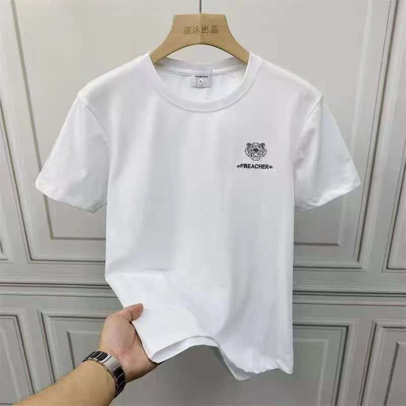 潮牌220克夏季男女同款时尚百搭前后图短袖T恤