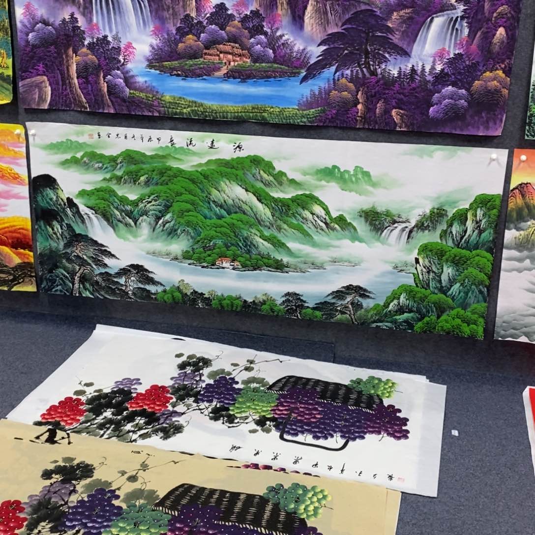 国画吹****泡180✖️70画画画画画画画