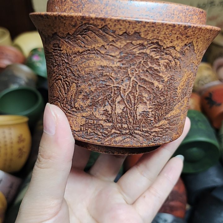 茶杯紫砂宜兴紫砂原矿正品