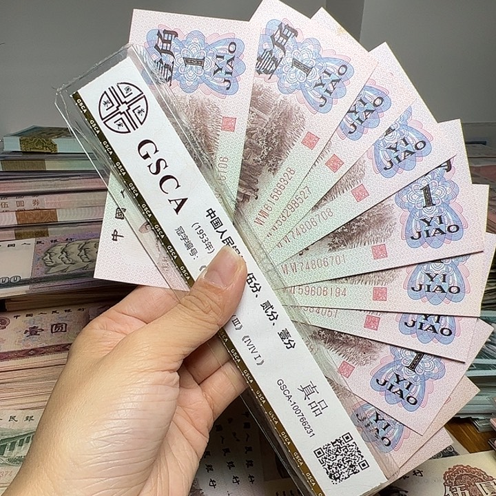 V***杰退市人民币10张如图