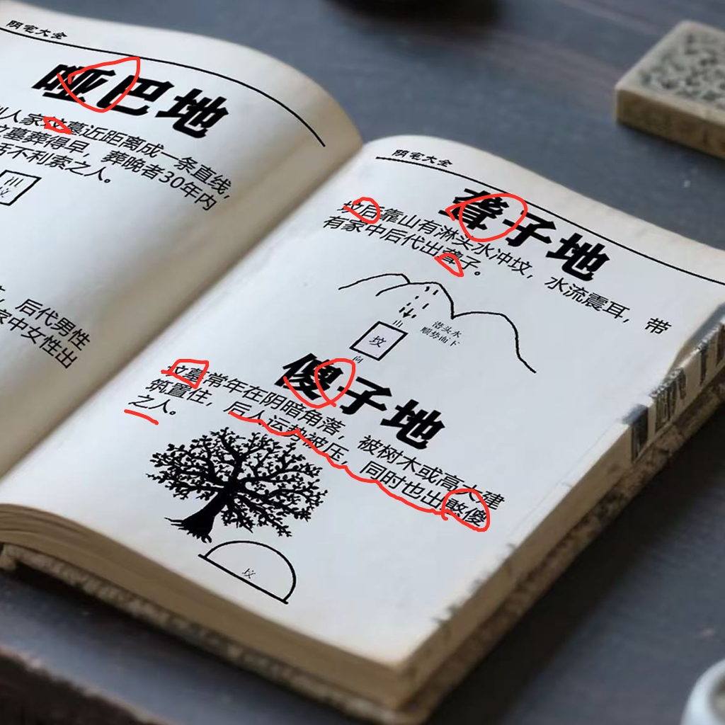 图解阴宅大全 传统文化经典书籍 一本书读懂阴宅寻龙点穴风水墓相