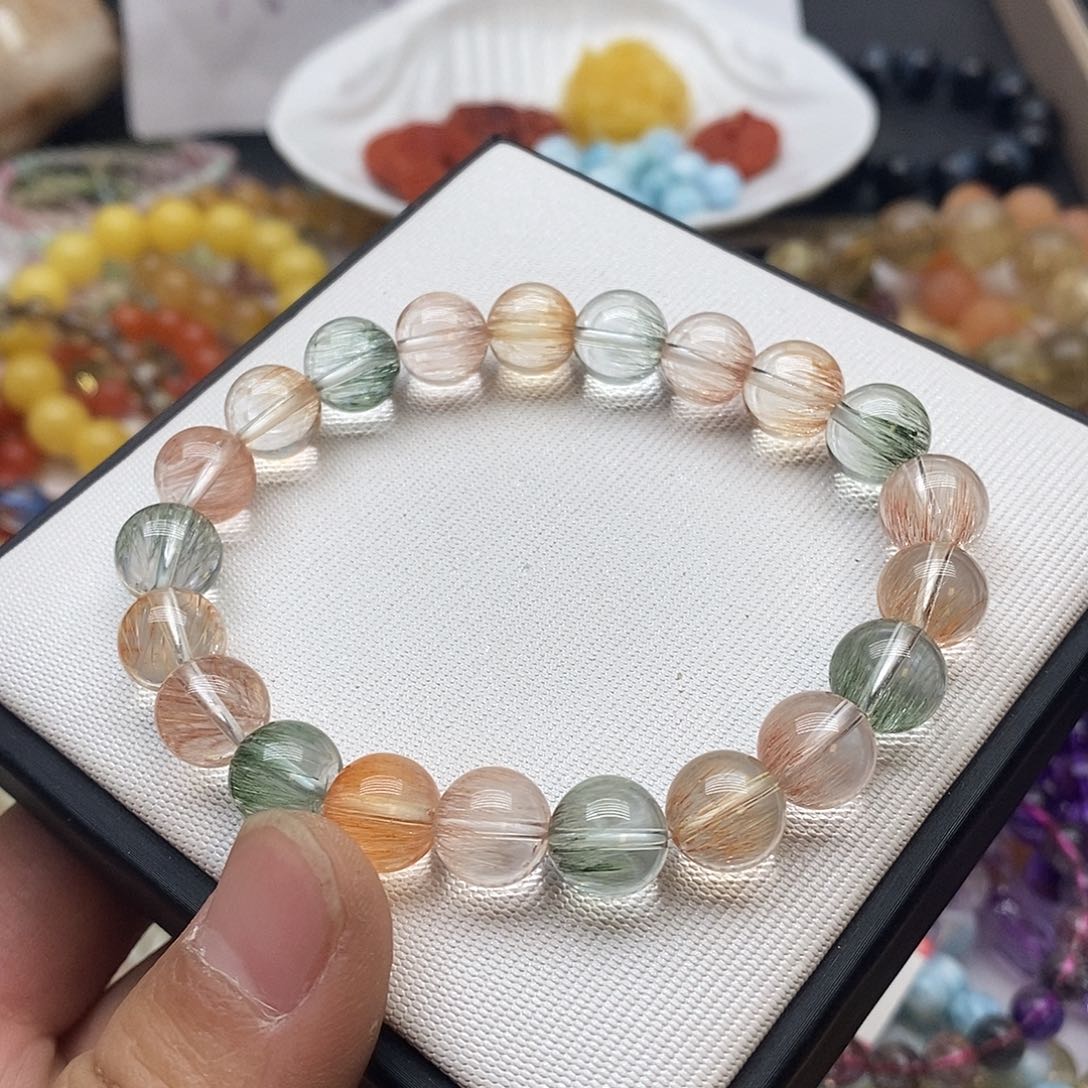 水晶手串未镶嵌九**记