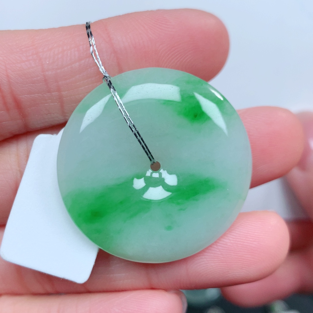 翡翠未镶嵌颈饰30.4-5.6