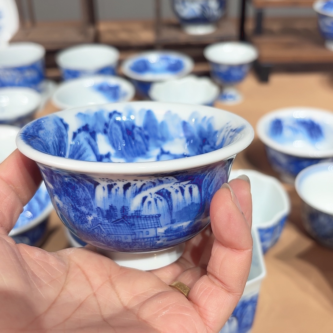 ****默景德镇纯手绘单杯