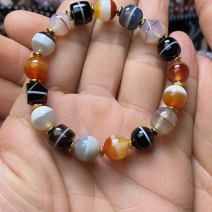 玛瑙/玉髓手链未镶嵌