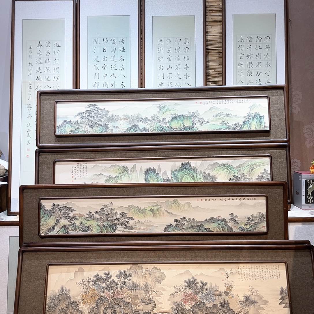 国画安*亲笔手绘作品