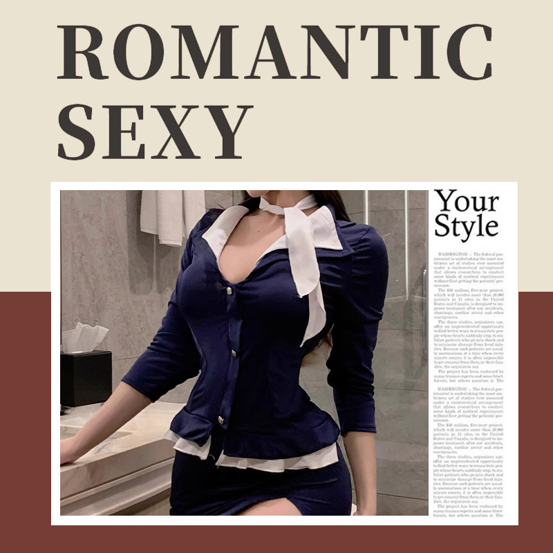 Romantic Sexy 2025蔚蓝私房氛围感网红高级气质女装时尚套装DX1