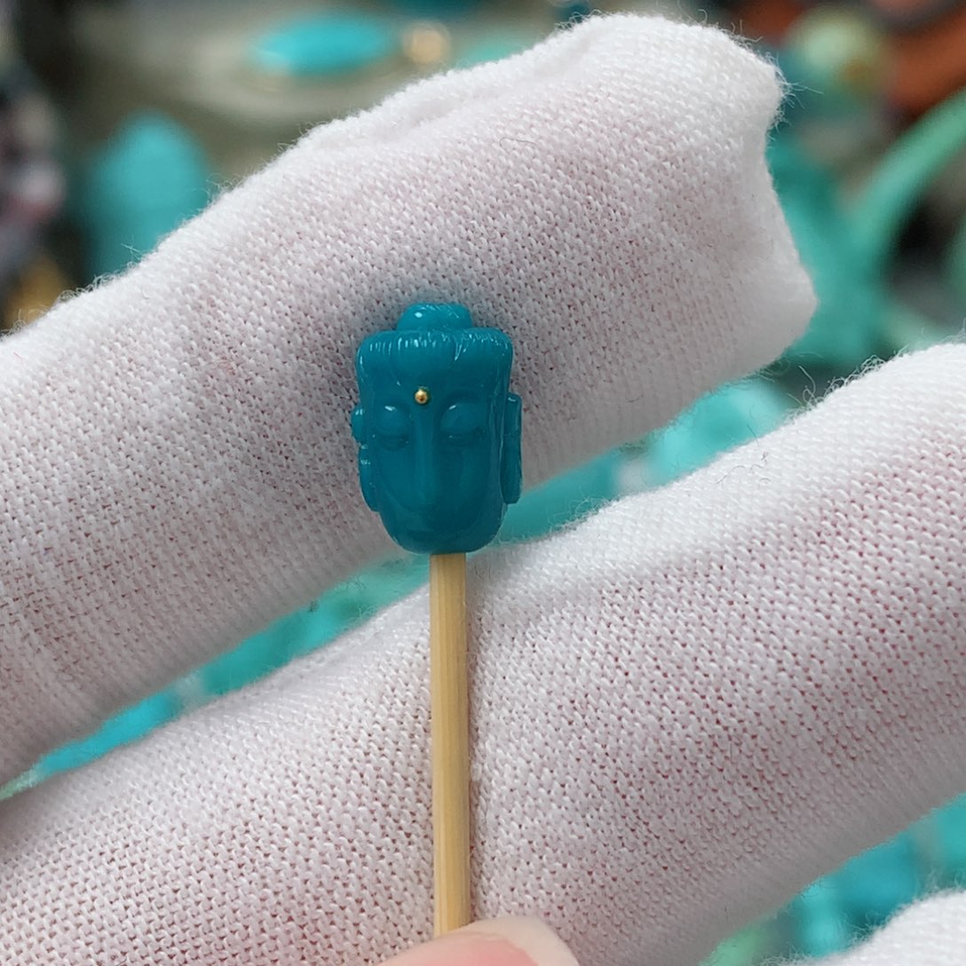 绿松石珠宝奇石未镶嵌