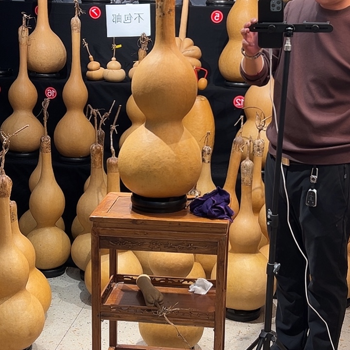 精品莲花头摆件葫芦