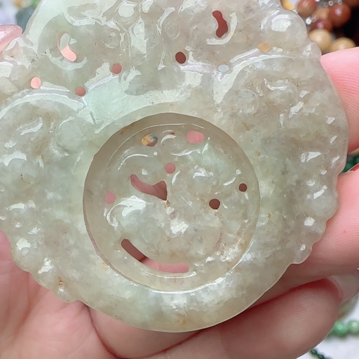 翡翠未镶嵌颈饰天然A货11