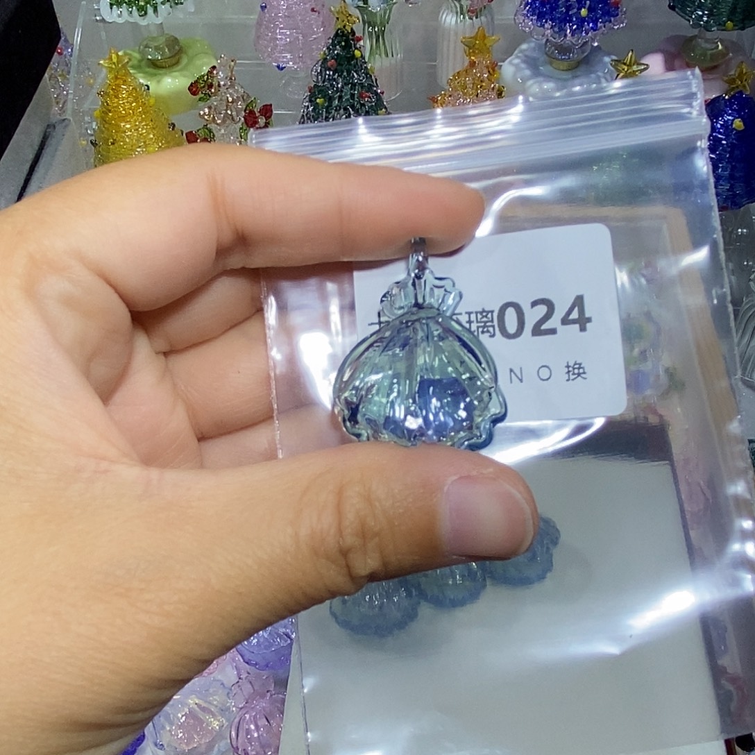 幸***l玻璃颈饰24贝壳一个