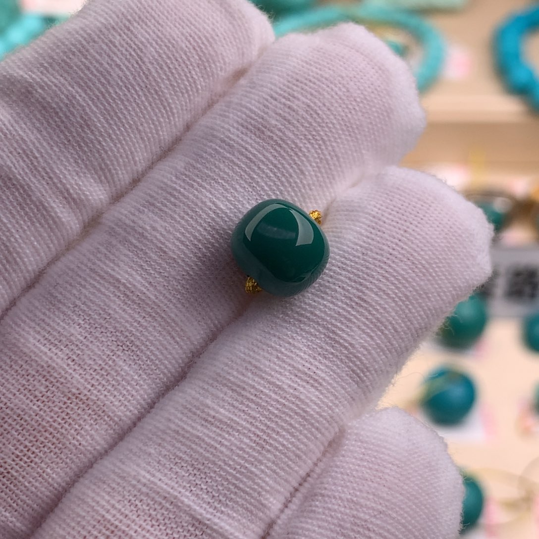 绿松石珠宝奇石未镶嵌9.5−8