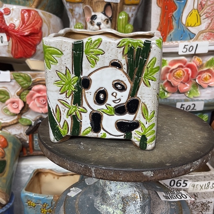 粗陶材质多肉花盆