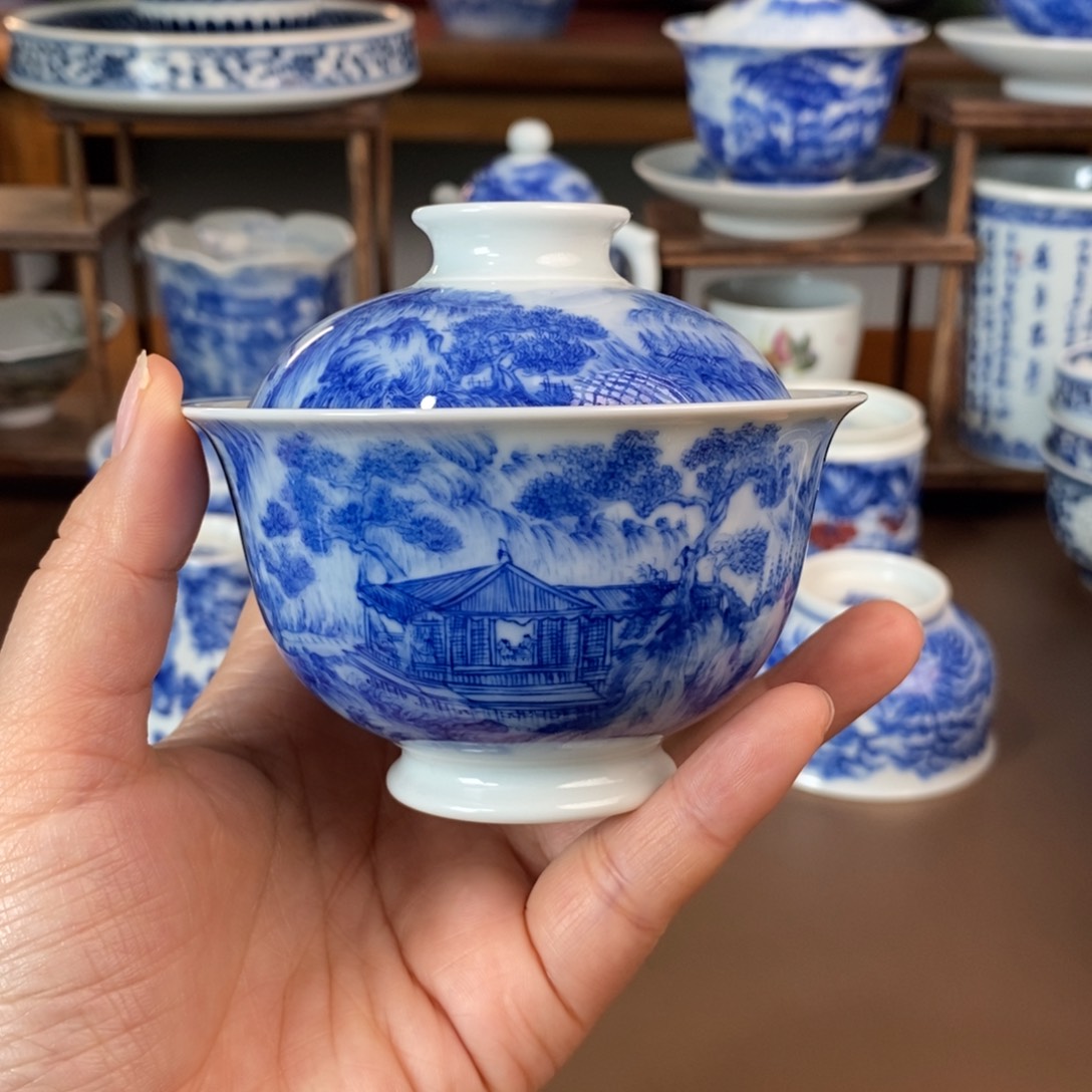 景德镇陶瓷手工手绘