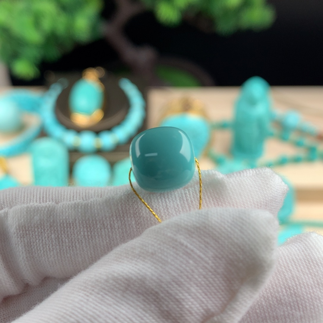 绿松石配珠卡10.5未镶嵌