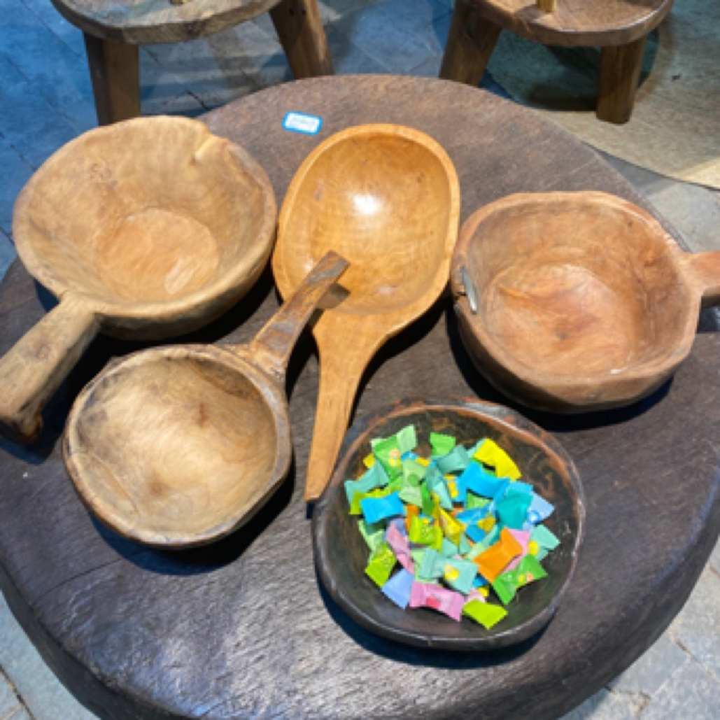 老物件民俗小木臼