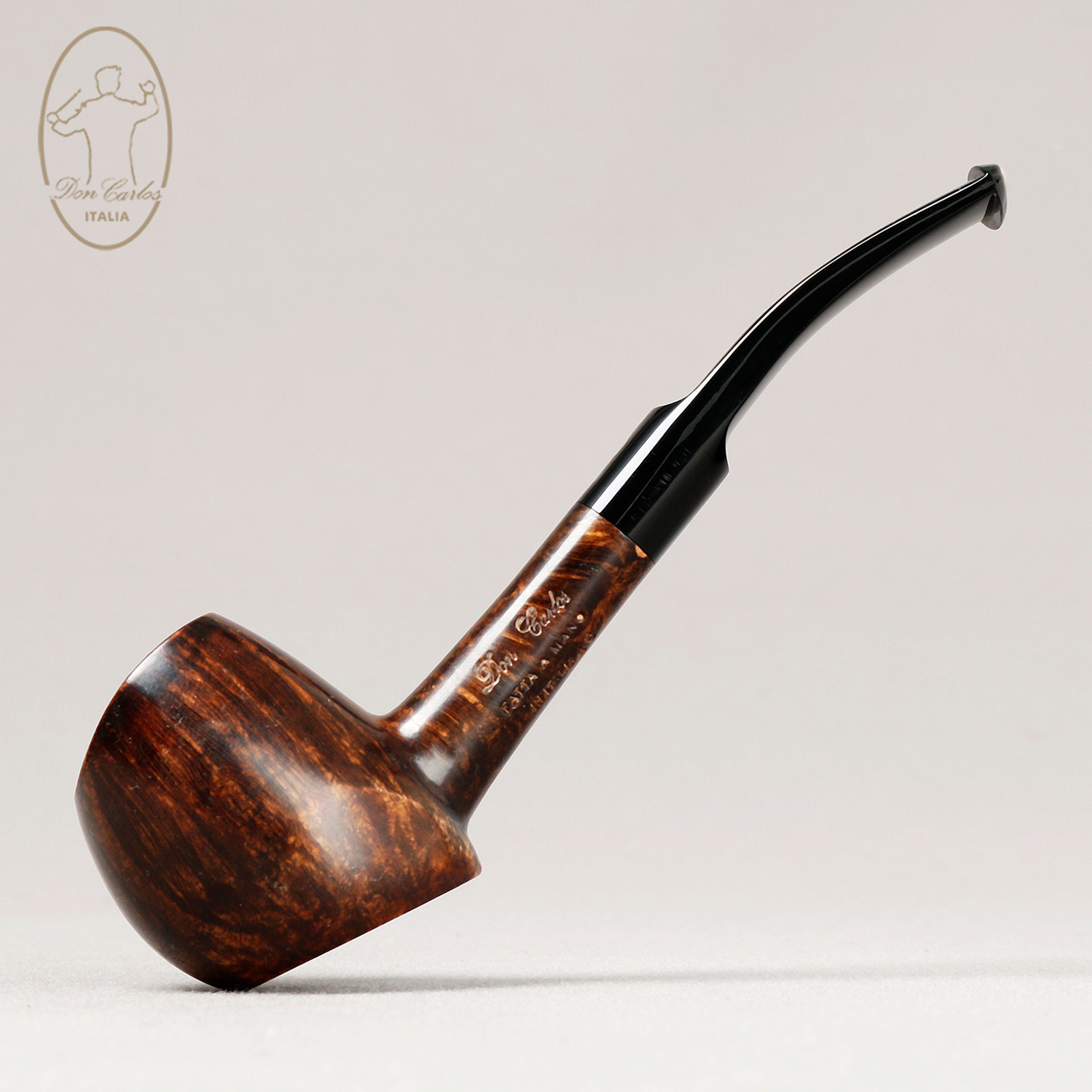 意大利音乐家 深色光面锤子桌斗 3mm 手工石楠木烟斗
