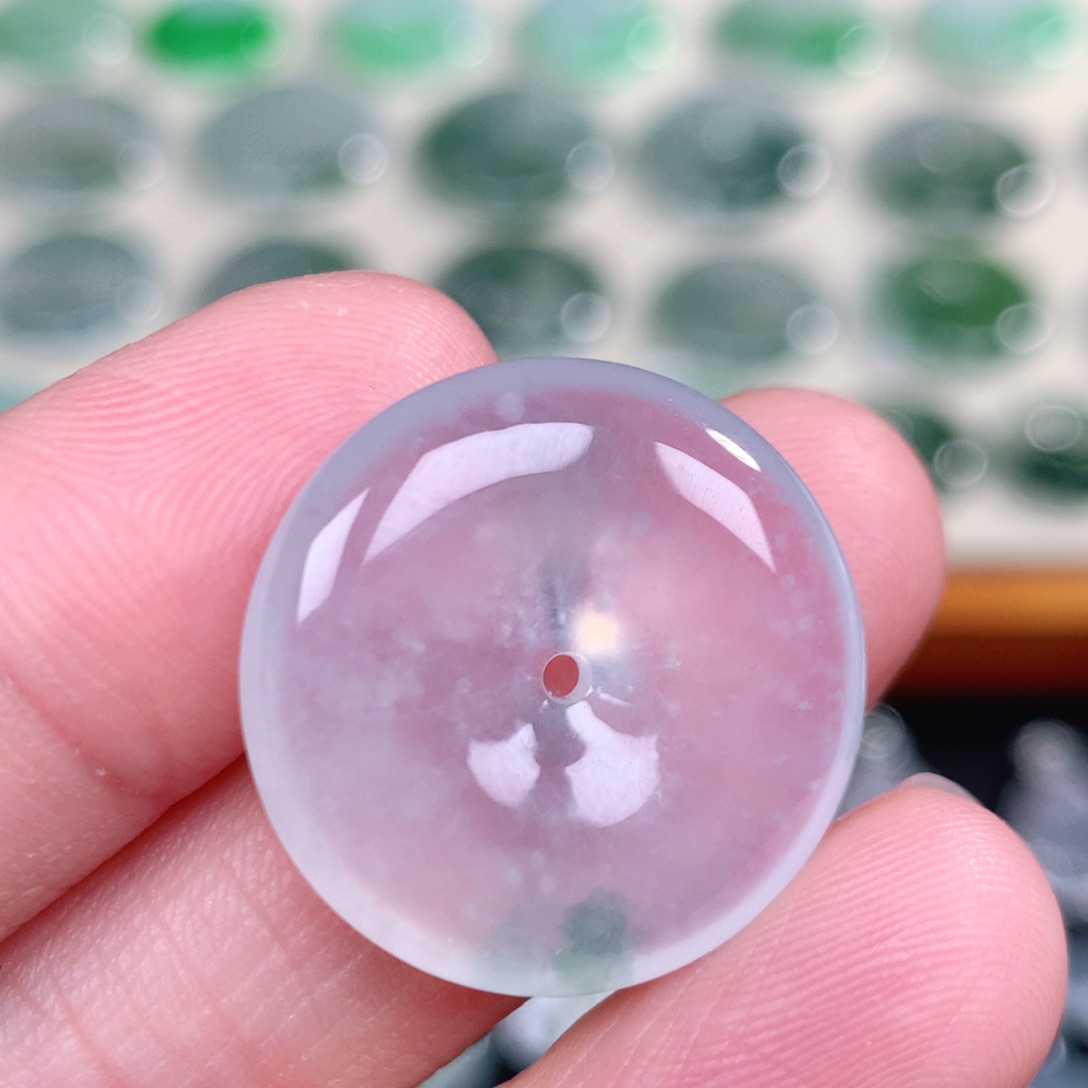 翡翠未镶嵌吊坠(不含链)22.7-5.5