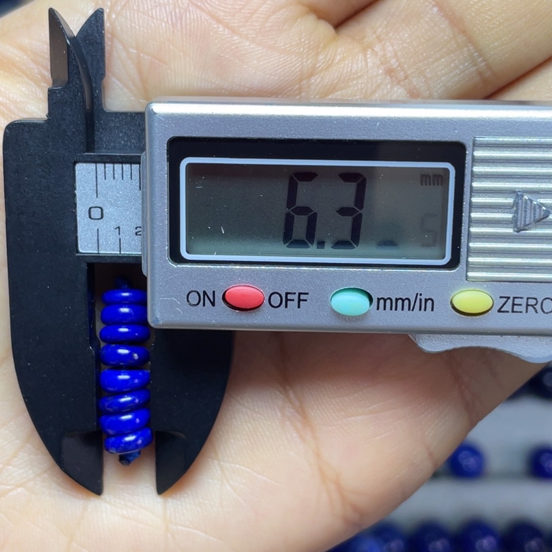 青金石6mm隔片未镶嵌