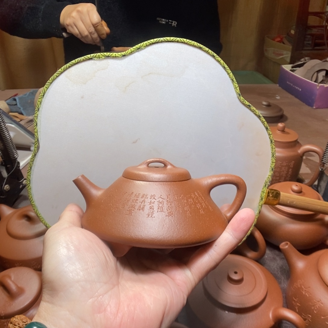 孤***槐紫砂茶壶12233455667