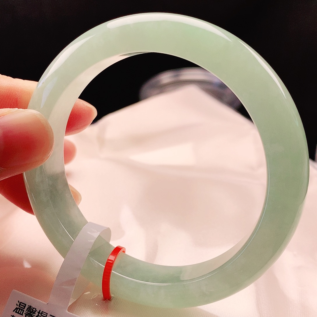 未镶嵌手镯翡翠55圈