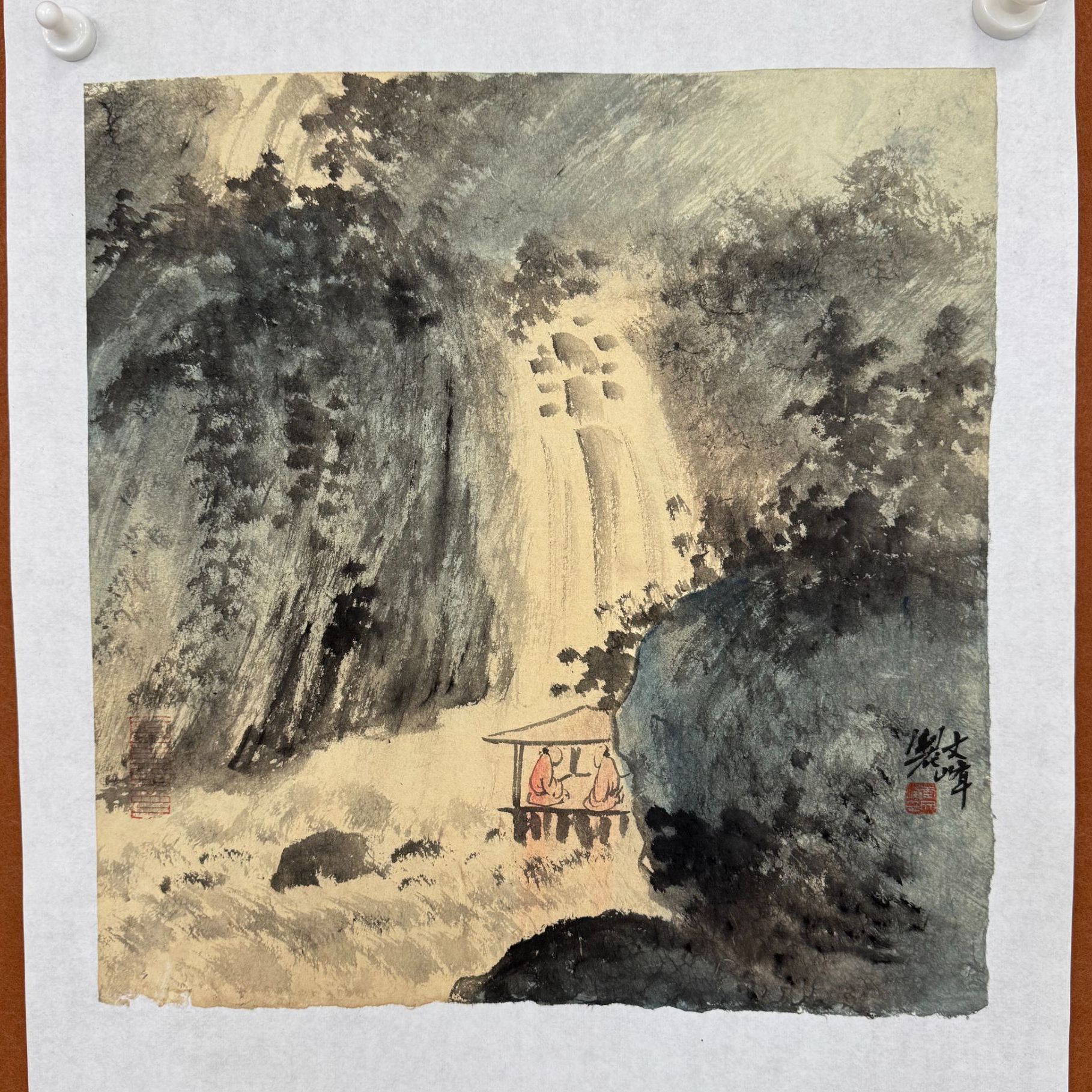 一尺斗方-山水小品-李老师作品