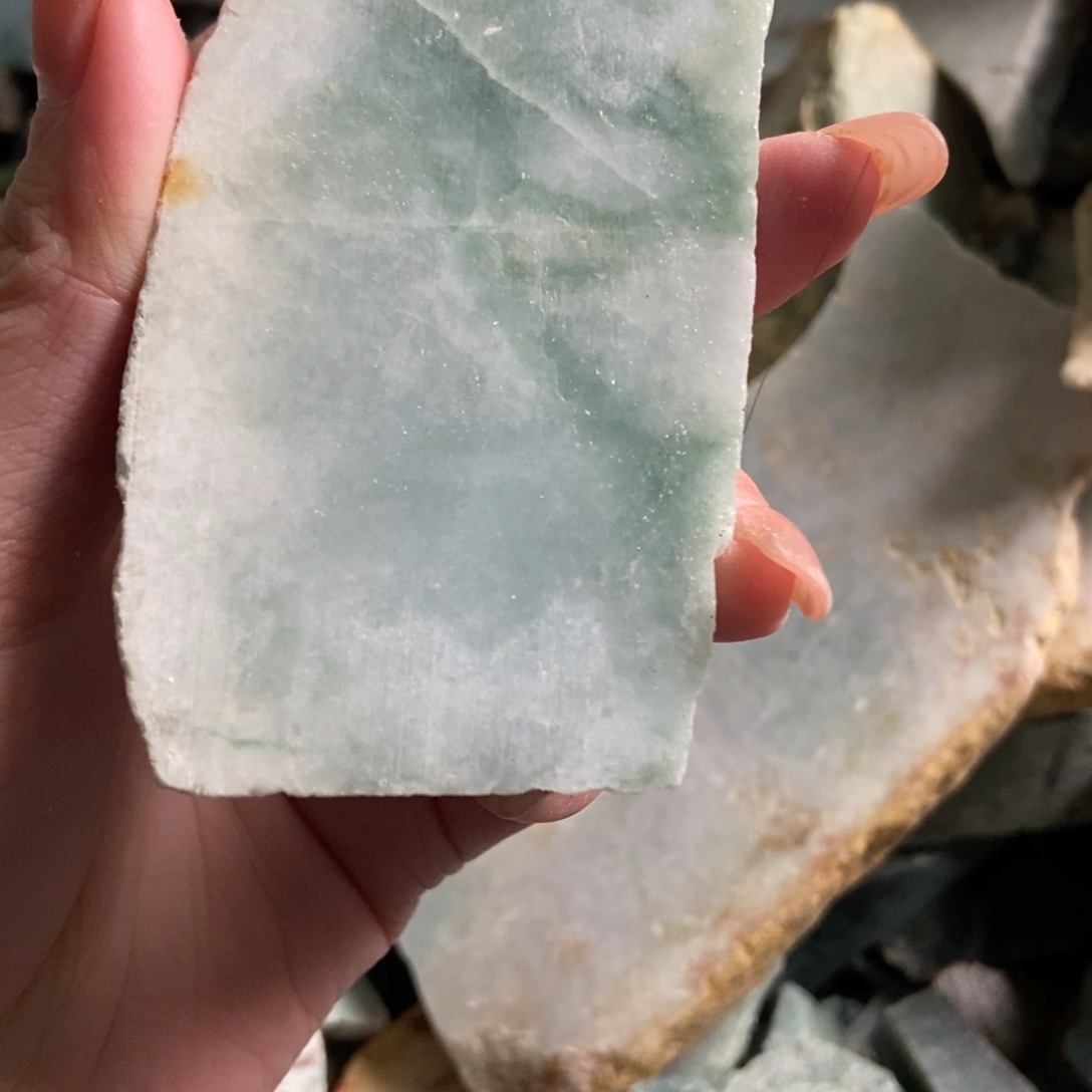 翡翠未镶嵌挂件天然翡翠