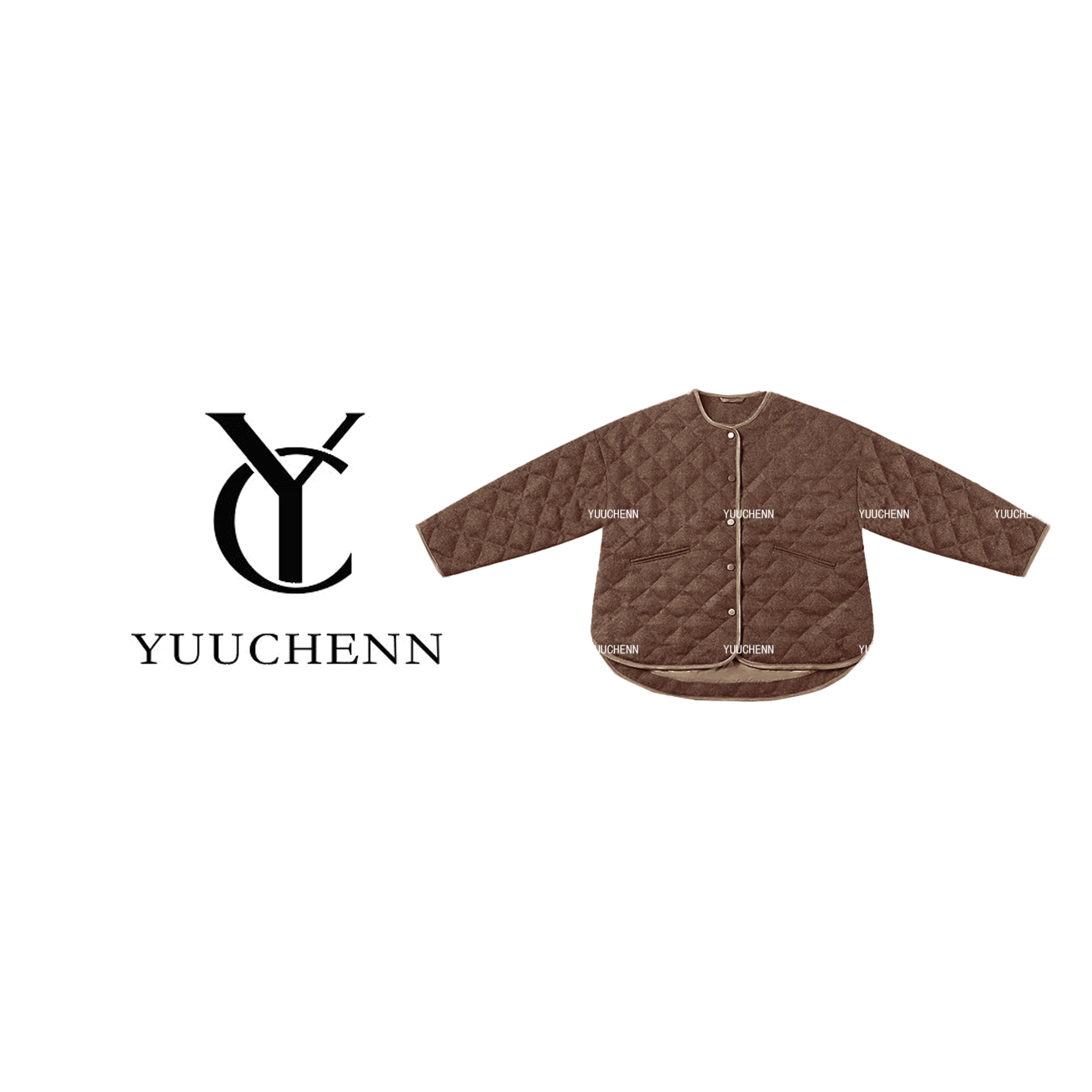 YUUCHENN 白鹅绒羽绒服女秋冬百搭冬季休闲23C30003