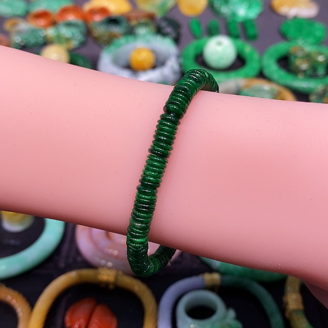 翡翠未镶嵌手链翡翠