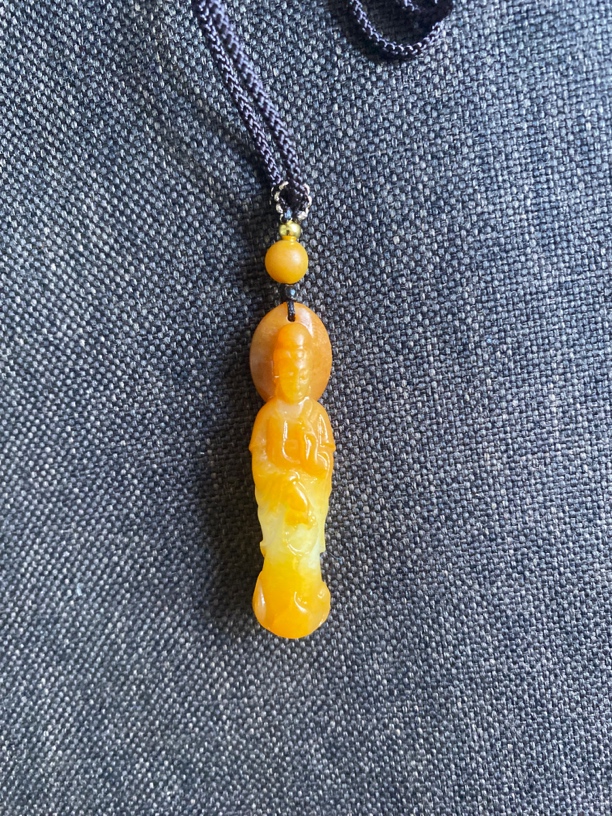 新疆和田玉       观音