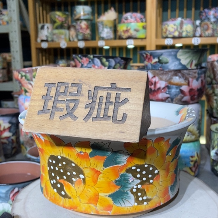 红陶景德镇艺术手绘作品