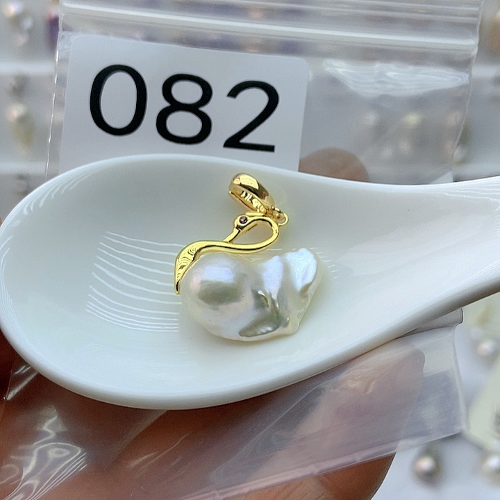 淡水珍珠颈饰银S925镶嵌