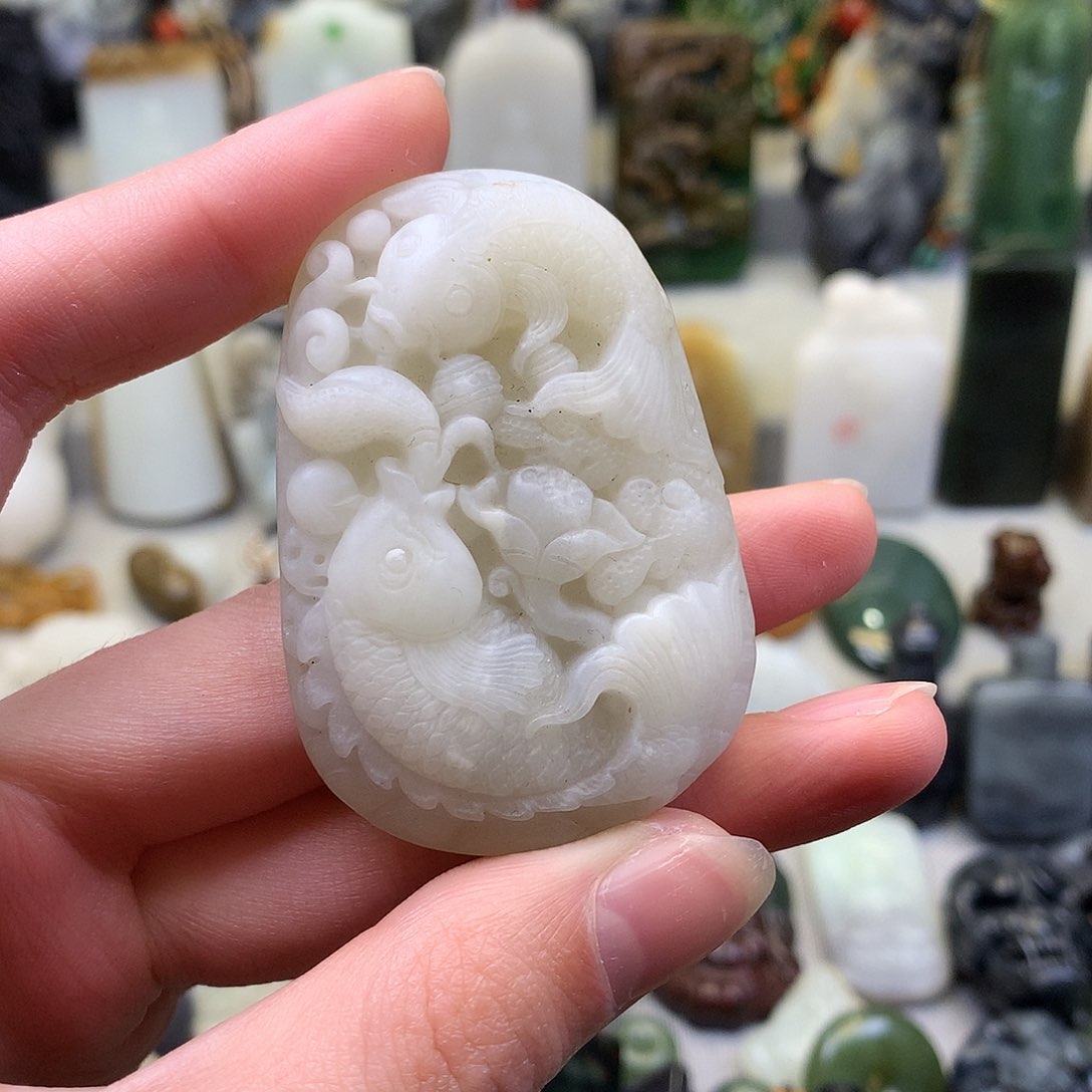 和田玉颈饰未镶嵌