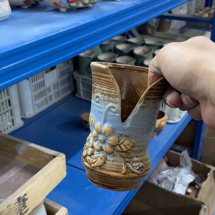 陶瓷花盆单场满9.9发8*12