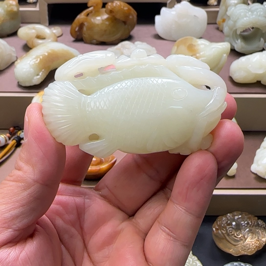 和田玉把件未镶嵌清**为